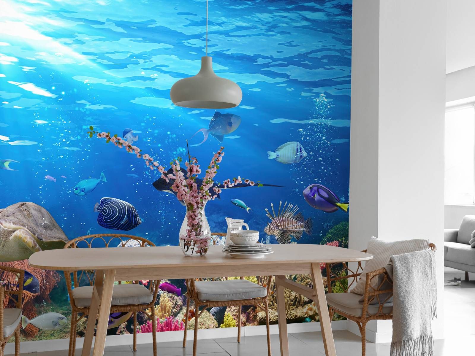 Papiers Peints Poissons, Décor Aquatique