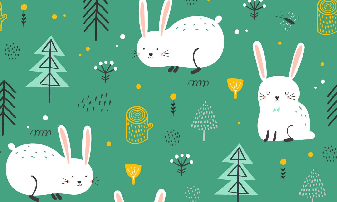 Pattern Motif de lapins