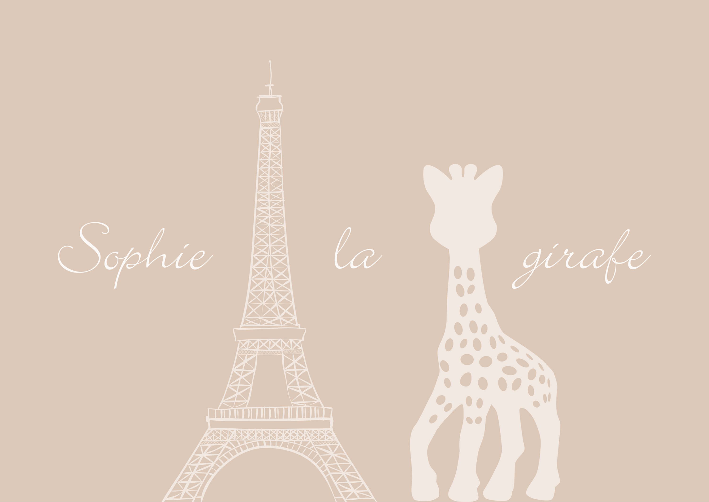 wallpaper Sophie la girafe® à Paris