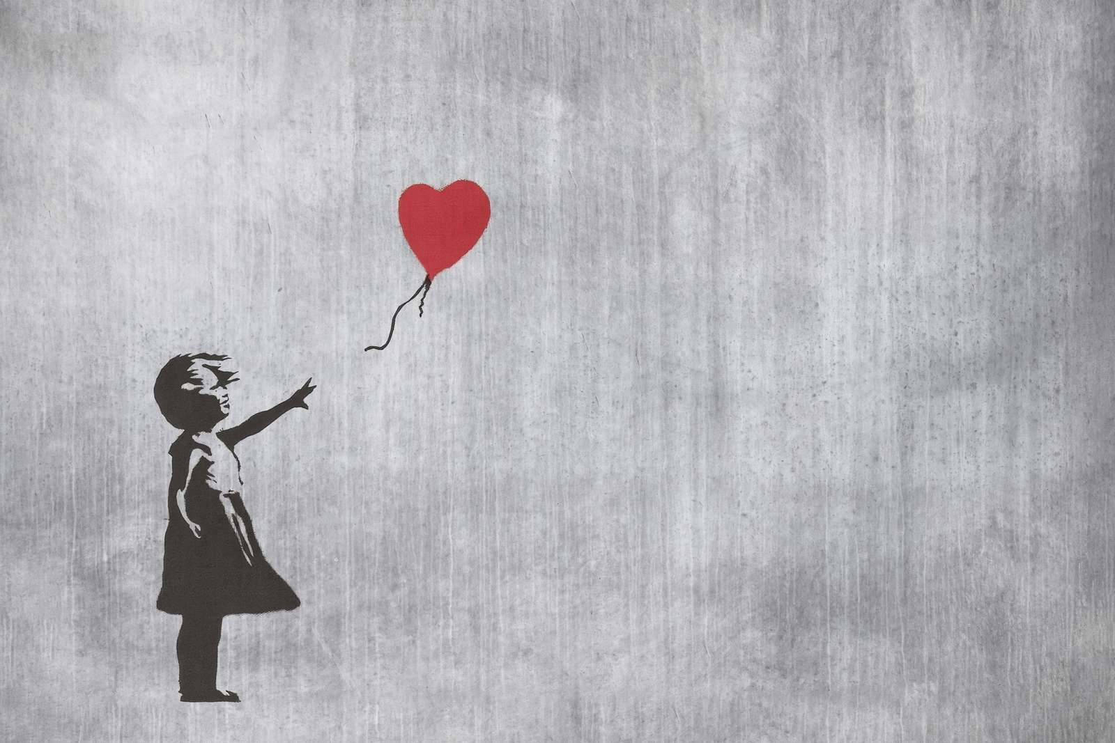 Tableau Banksy 'New York Waiting In Vain' – Toile Roulée Haute Définition (Art Urbain)