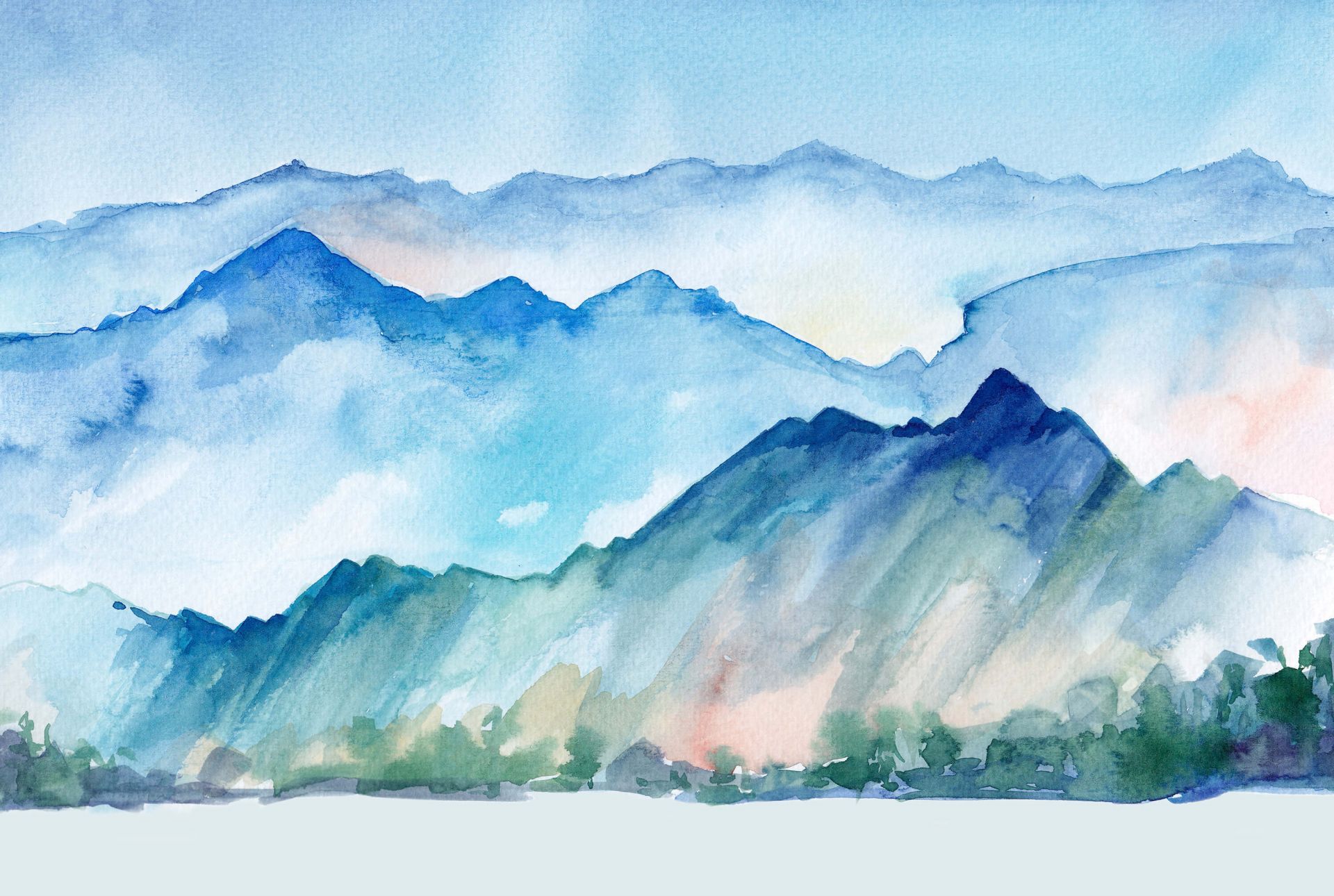 Montagnes abstraites