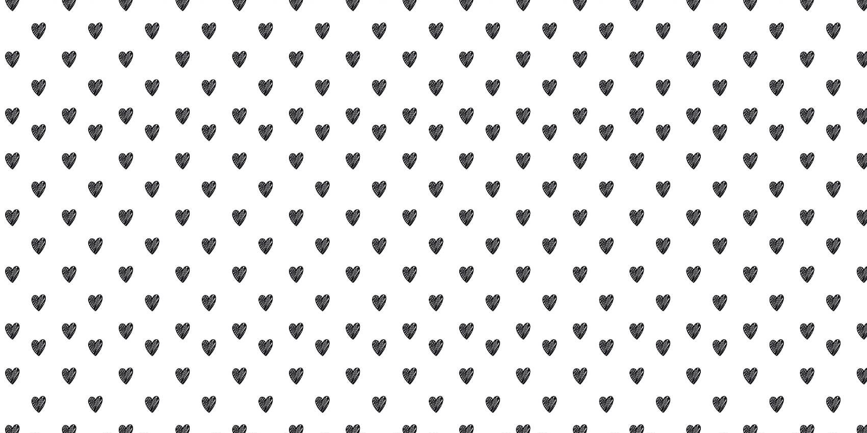 Coeurs noirs dessinés