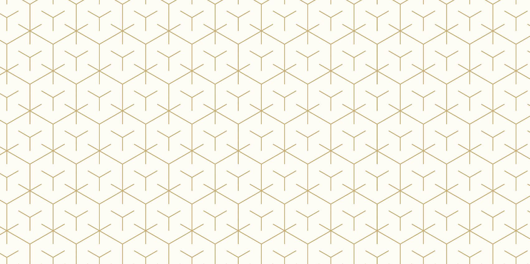 Motif Hexagones géométriques, blanc
