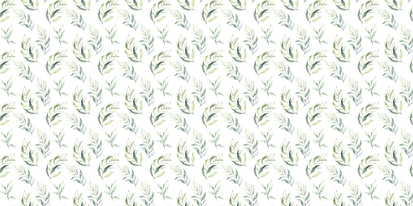 Motif Rameaux d'aquarelle