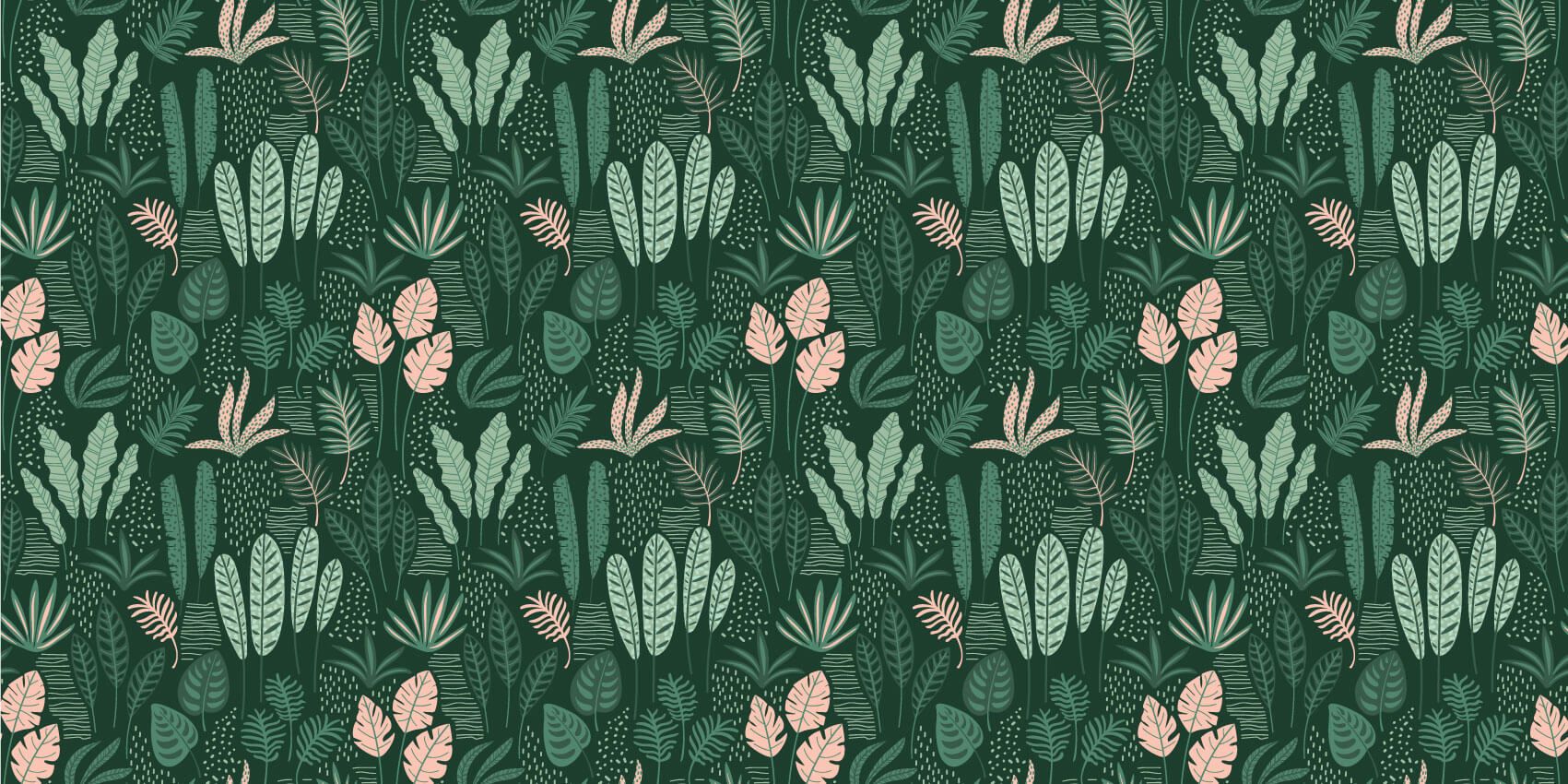 Motif de feuille joyeux