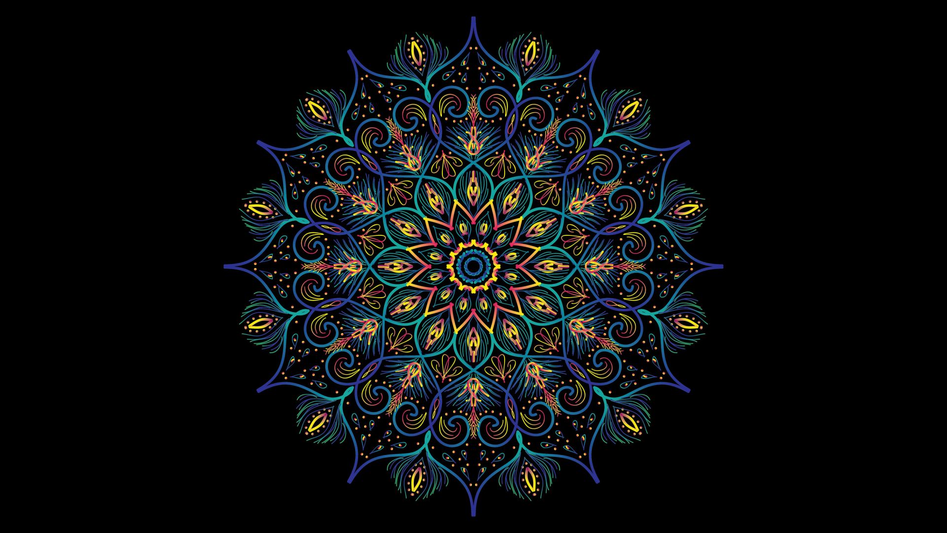 Mandalas colorés