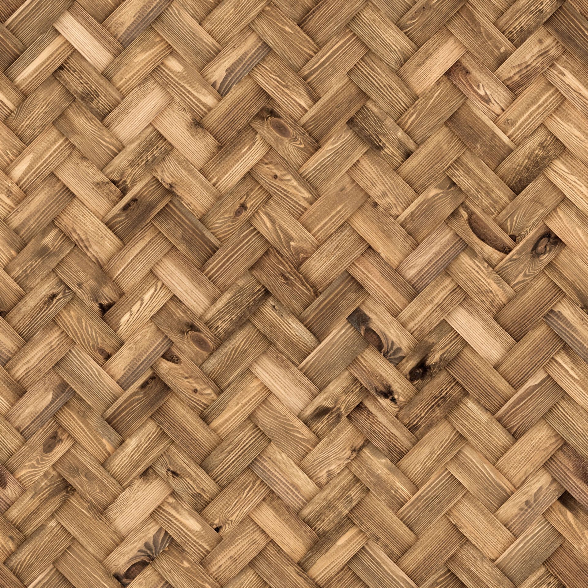 Chevron en bois naturel