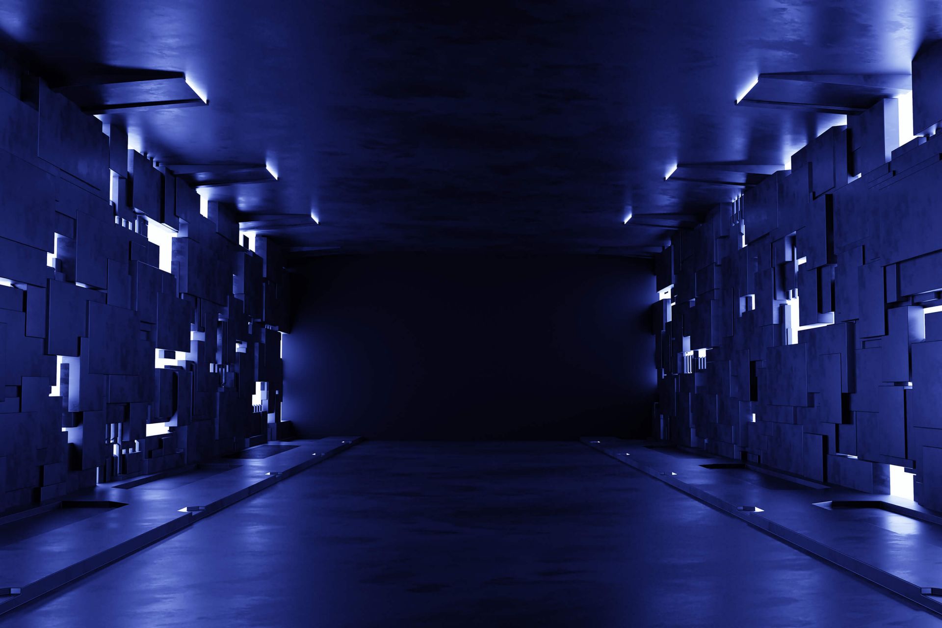 Chambre moderne et futuriste