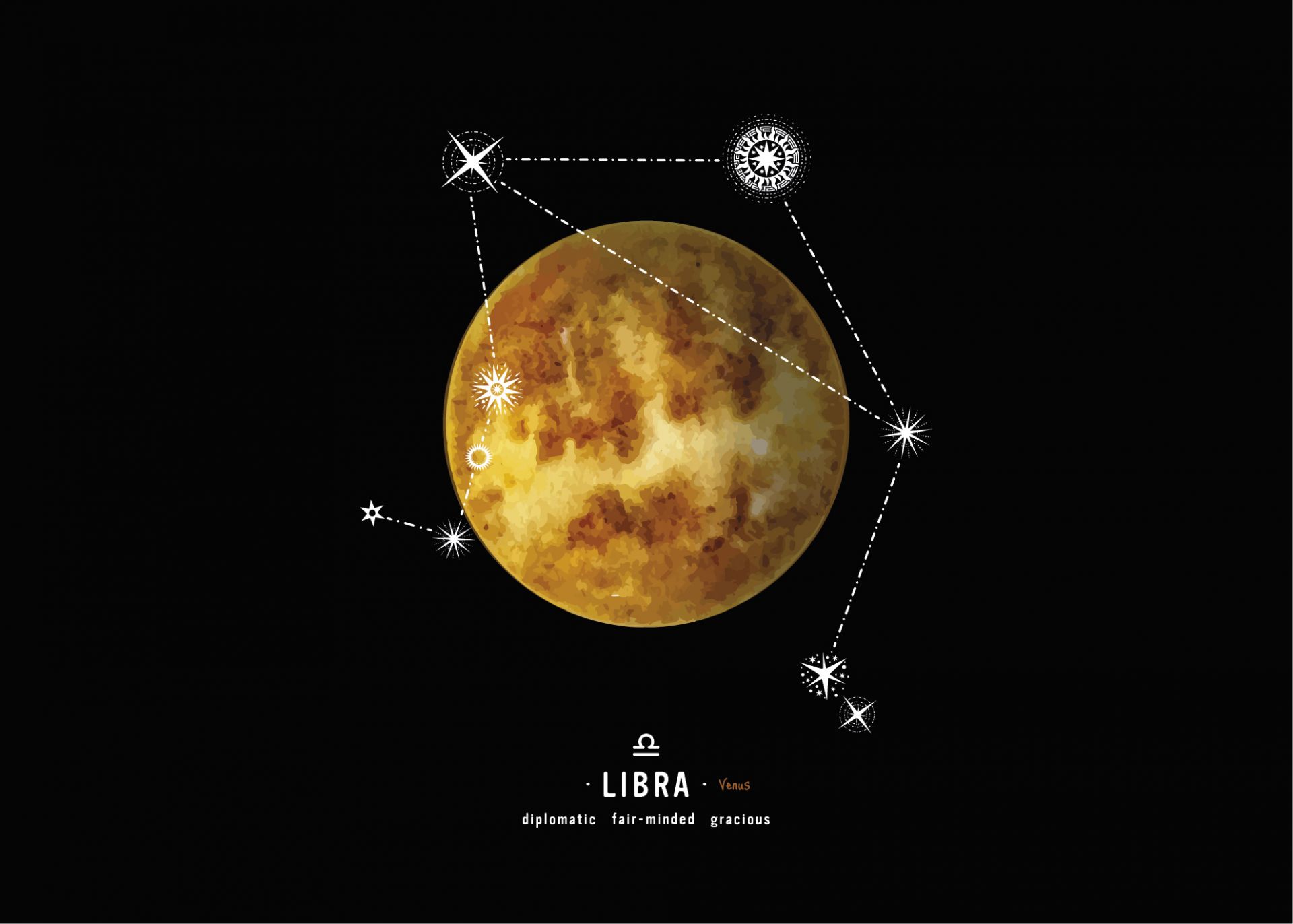 Planète Constellation de la Balance