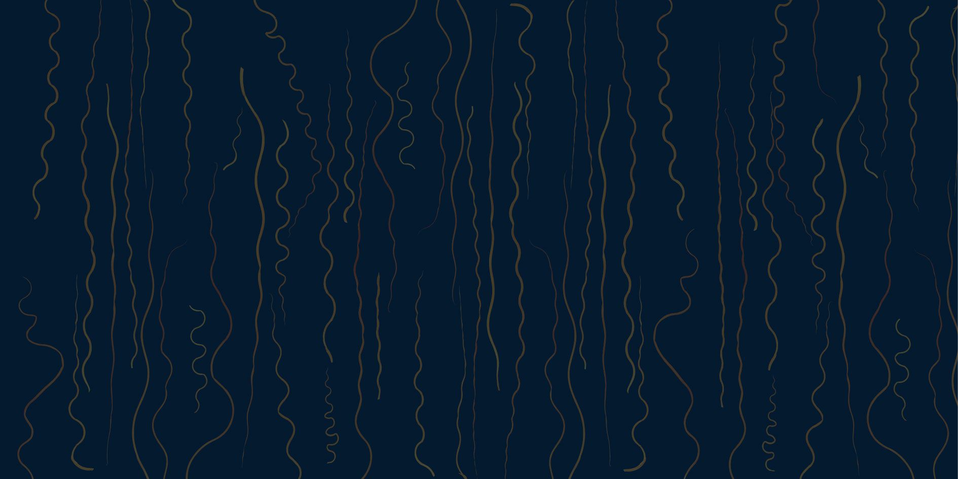 Lignes organiques herbe bleu nuit