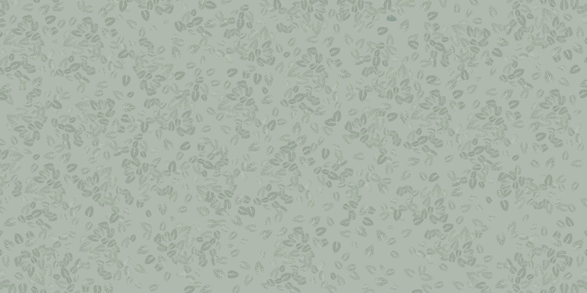 Petites feuilles sur gris vert