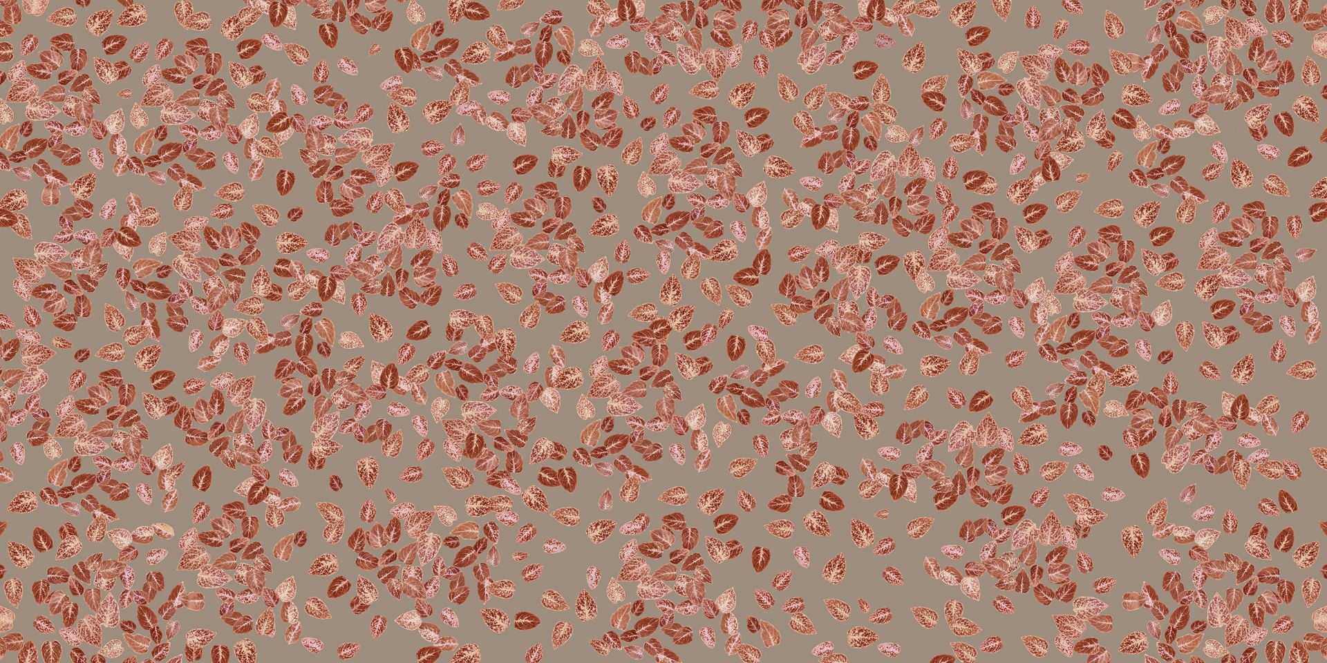 Petites feuilles sur taupe