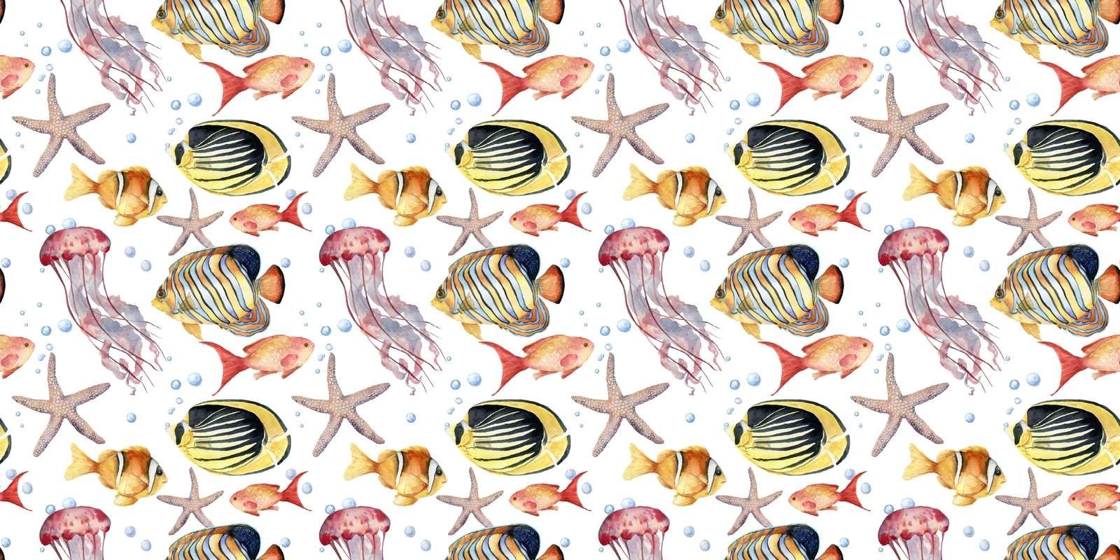 Parade Sous-Marine Aquarelle