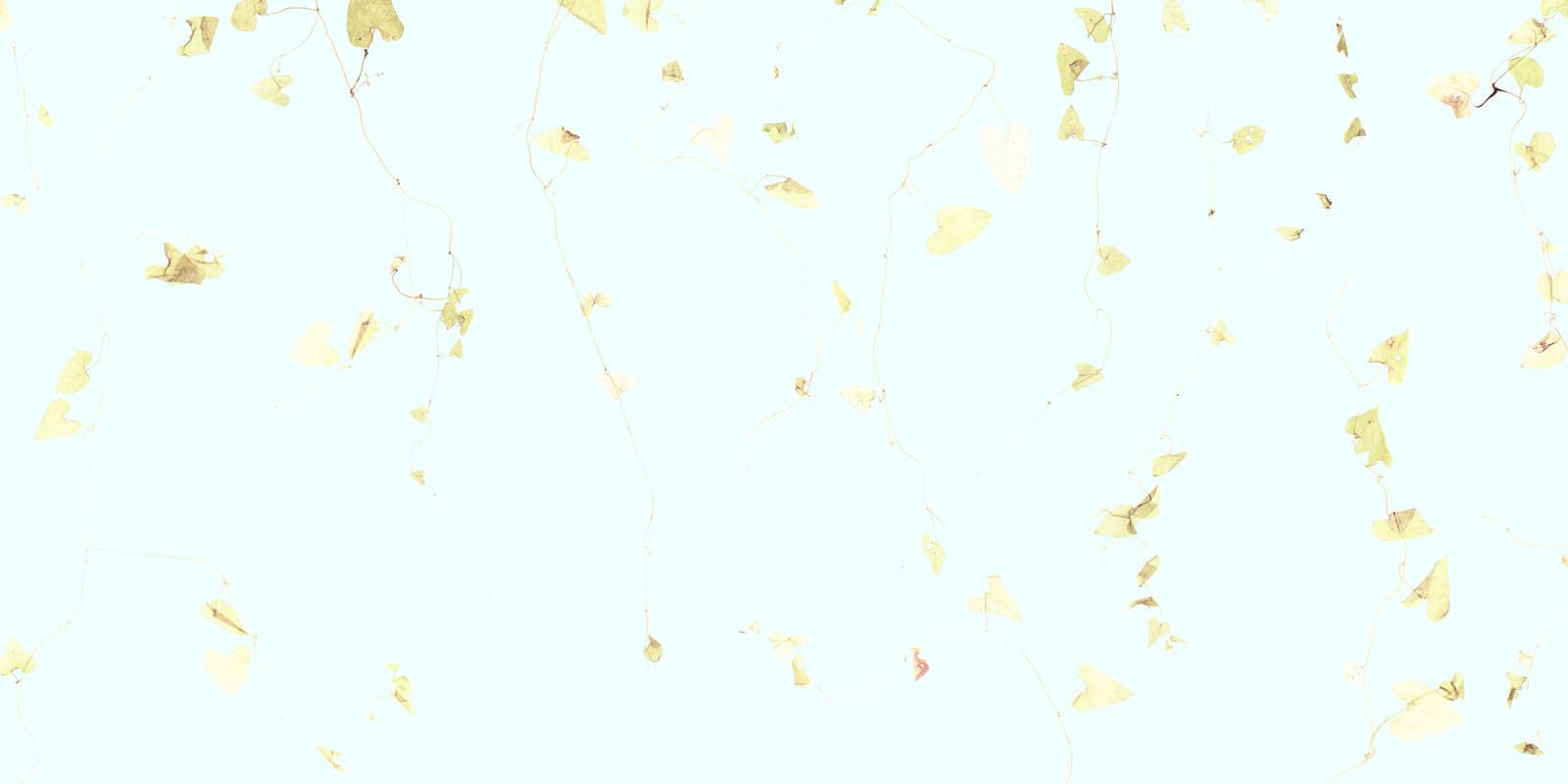 Branches d'aubépine - bleu ciel