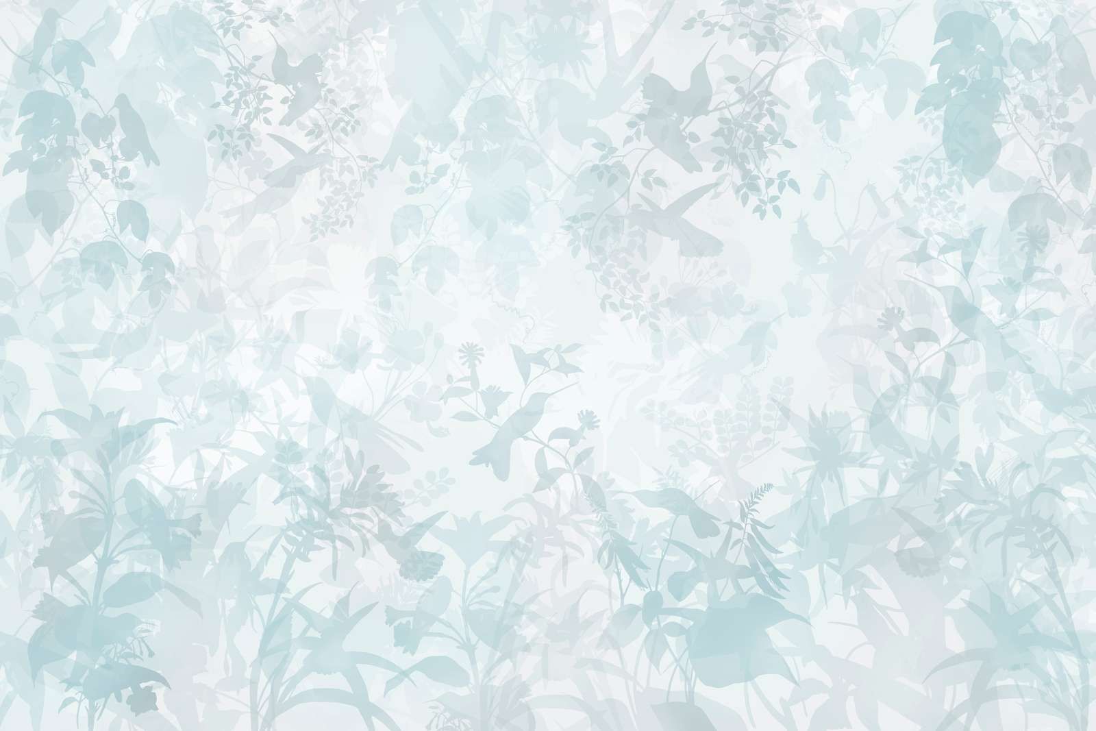 Symphonie de jardin en bleu