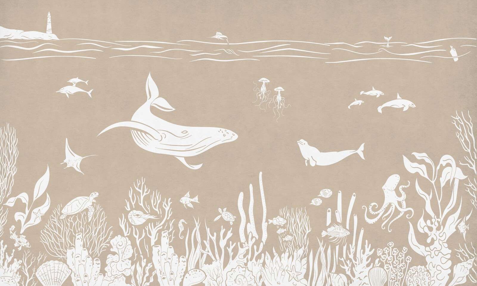 Mer Monochrome - Marron