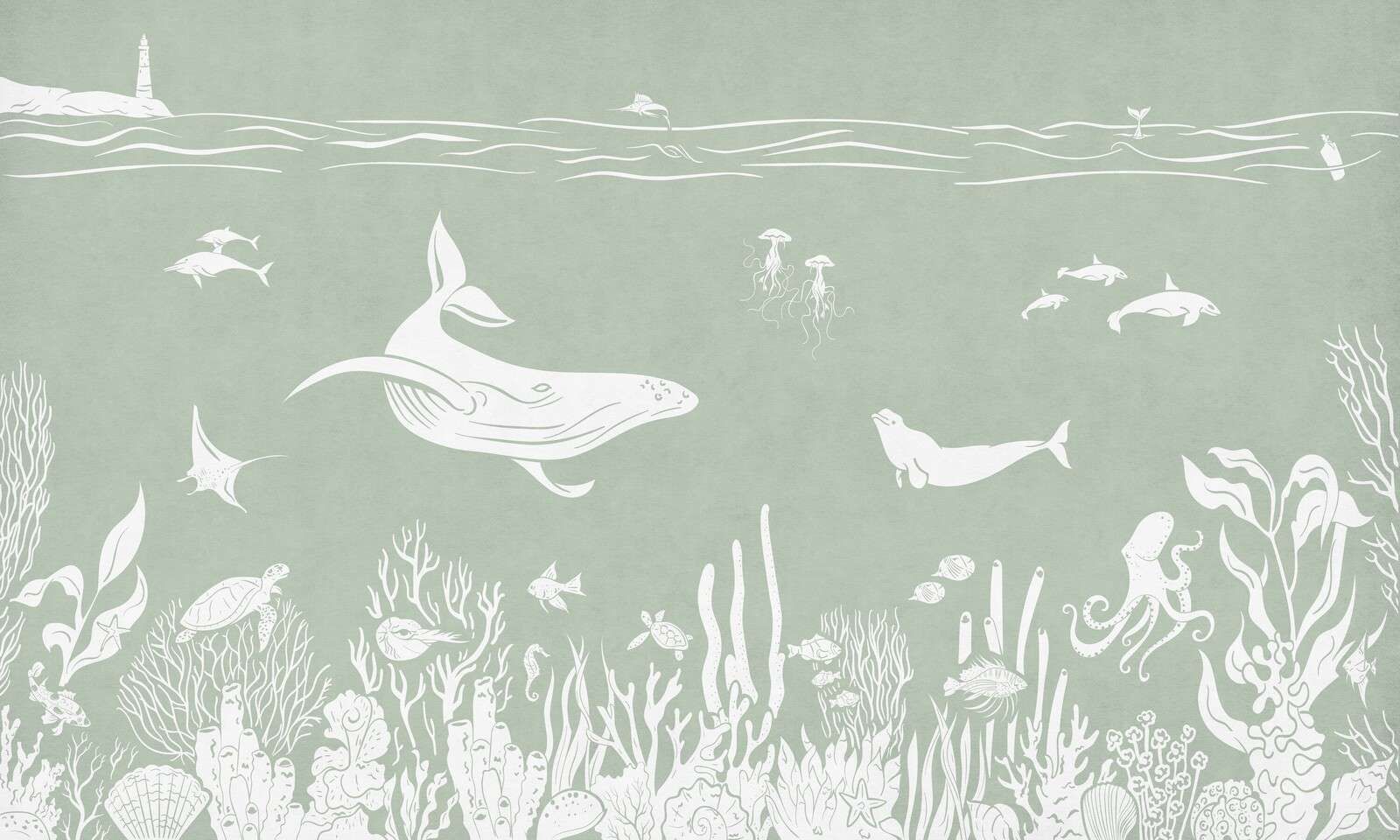 Mer Monochrome - Vert