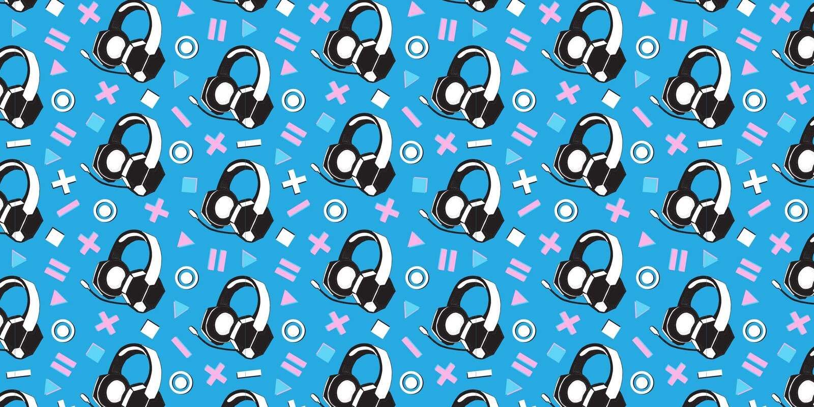 Casque de jeu rétro