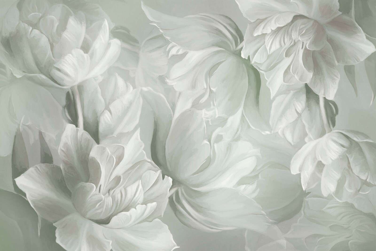 Grandes tulipes vertes