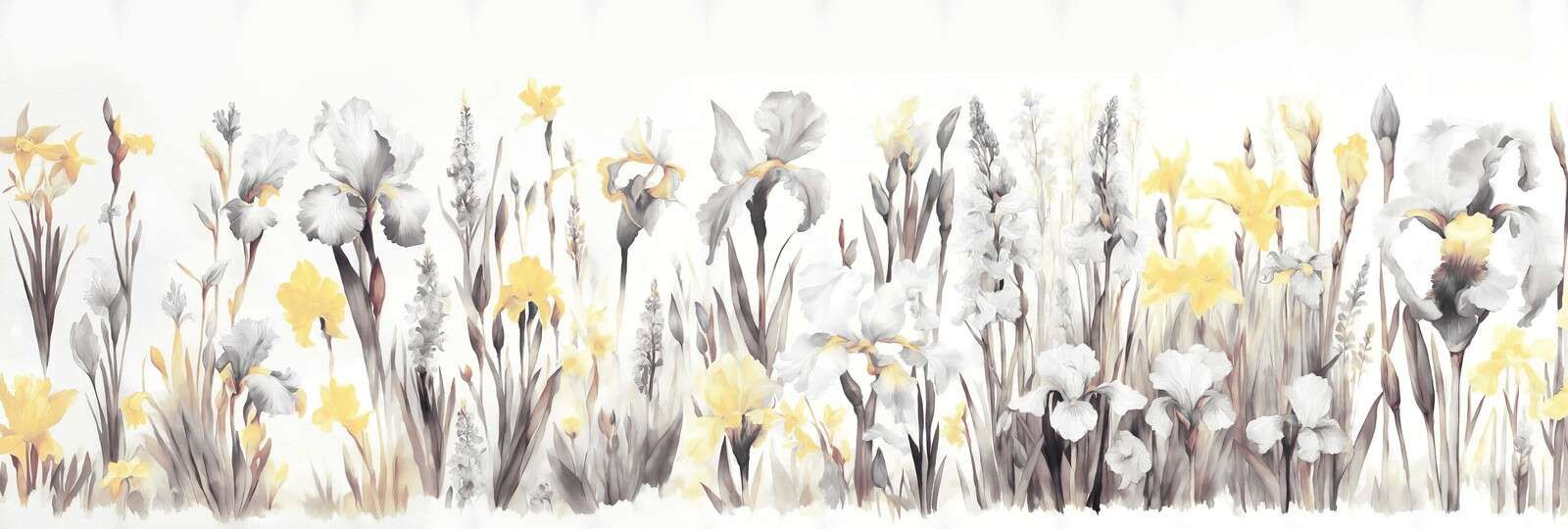 Joyeux printemps jaune doré