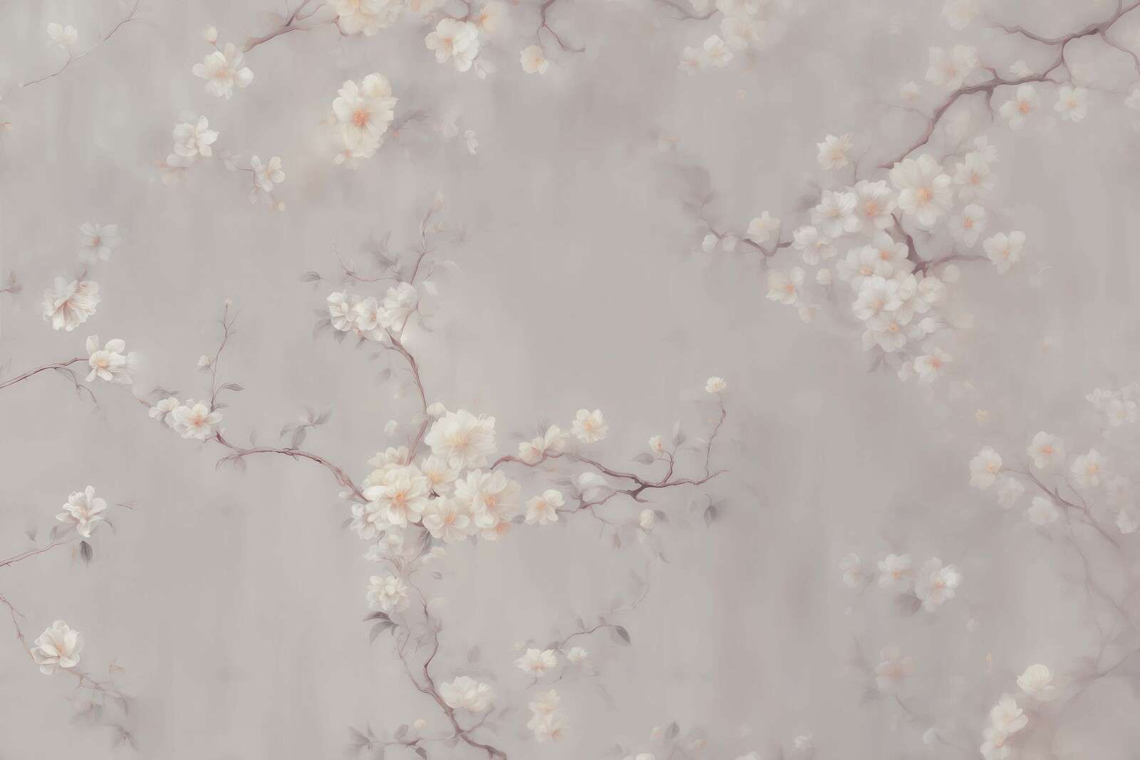 Branches de fleurs taupe adorables