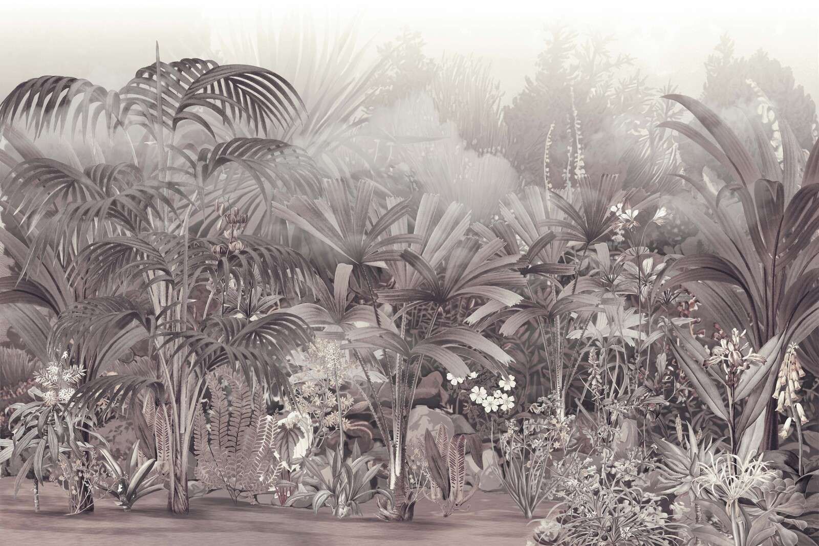 Matin dans le Jardin Tropical Violet