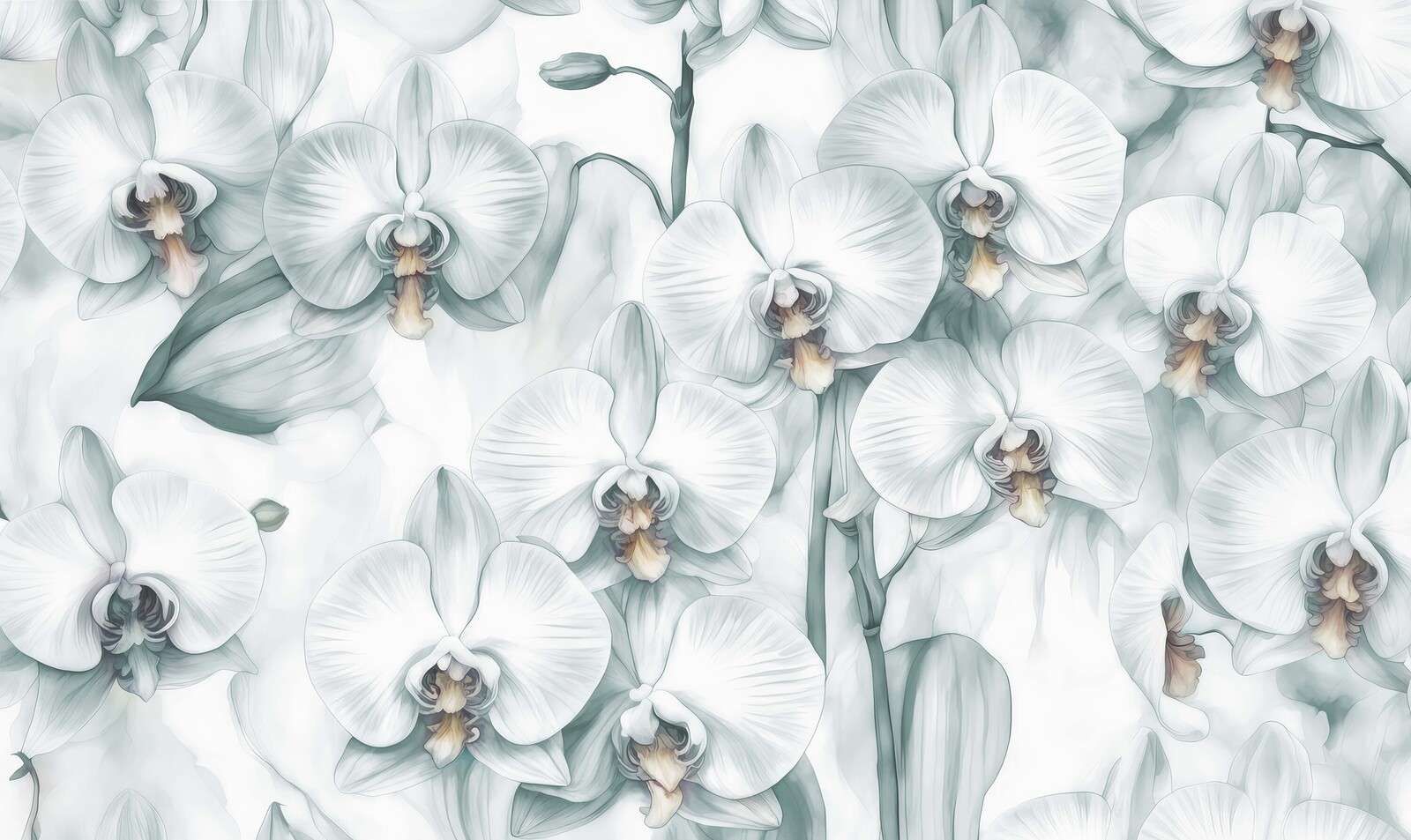 Paradis des Orchidées Pastel