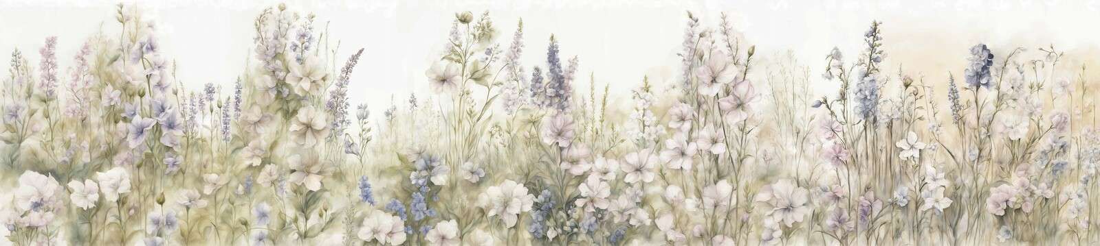 Jardin anglais tendre - jaune