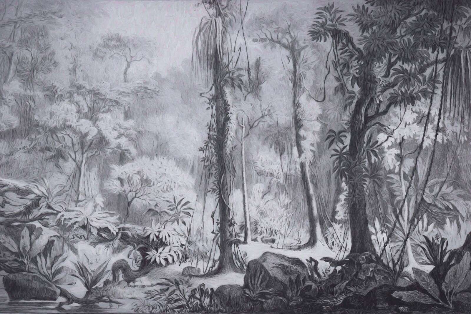 Forêt tropicale - gris