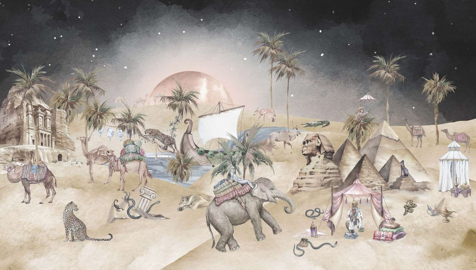 L'Égypte ancienne la nuit