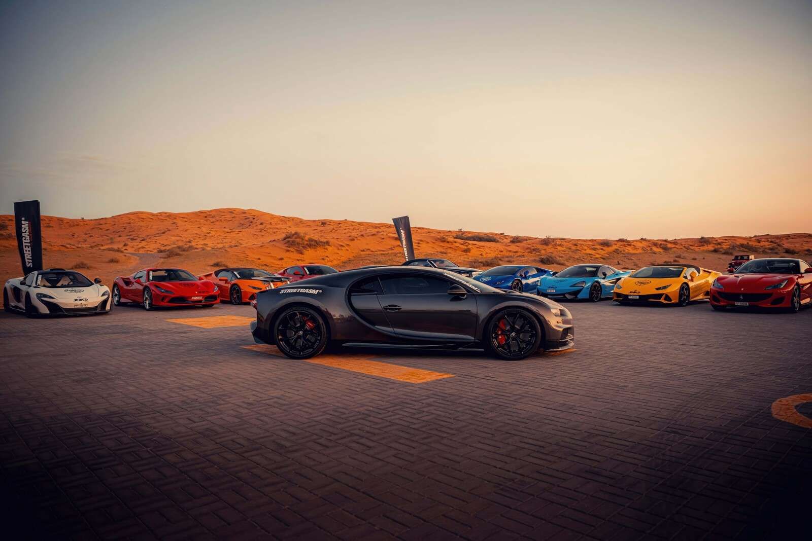 Bugatti Chiron et amis
