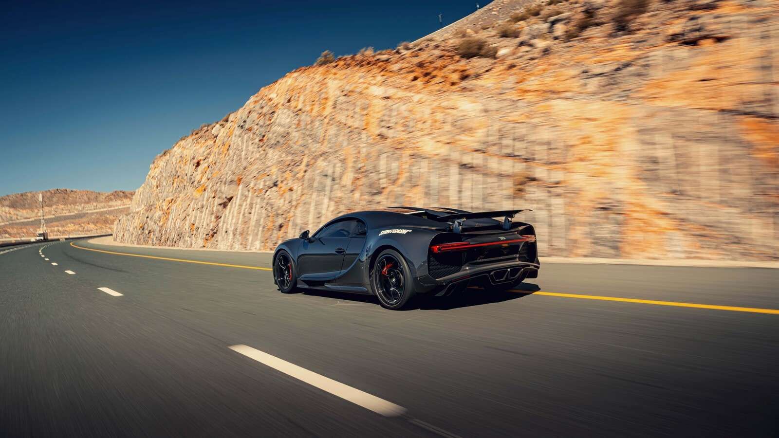 Bugatti Chiron Pur Sport en action