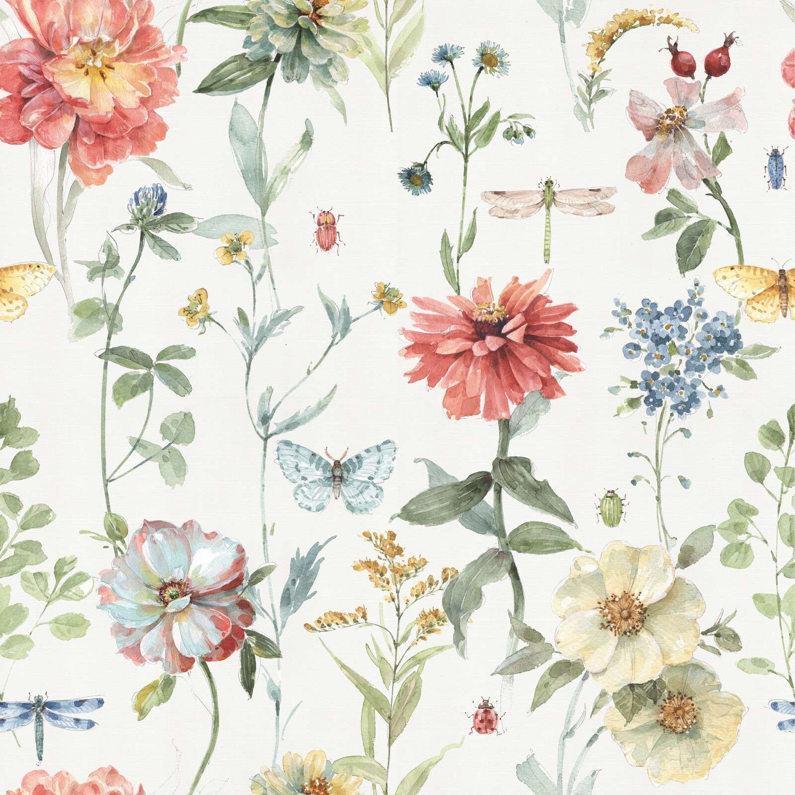 Motif de Prairie Printanière II