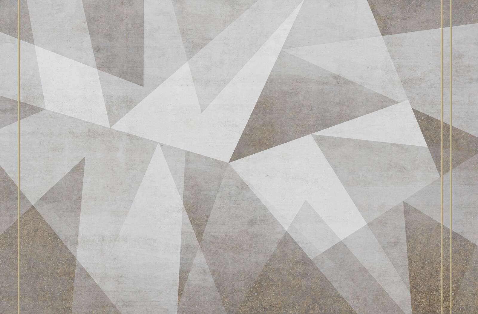 Jeu de lumière géométrique aspect béton