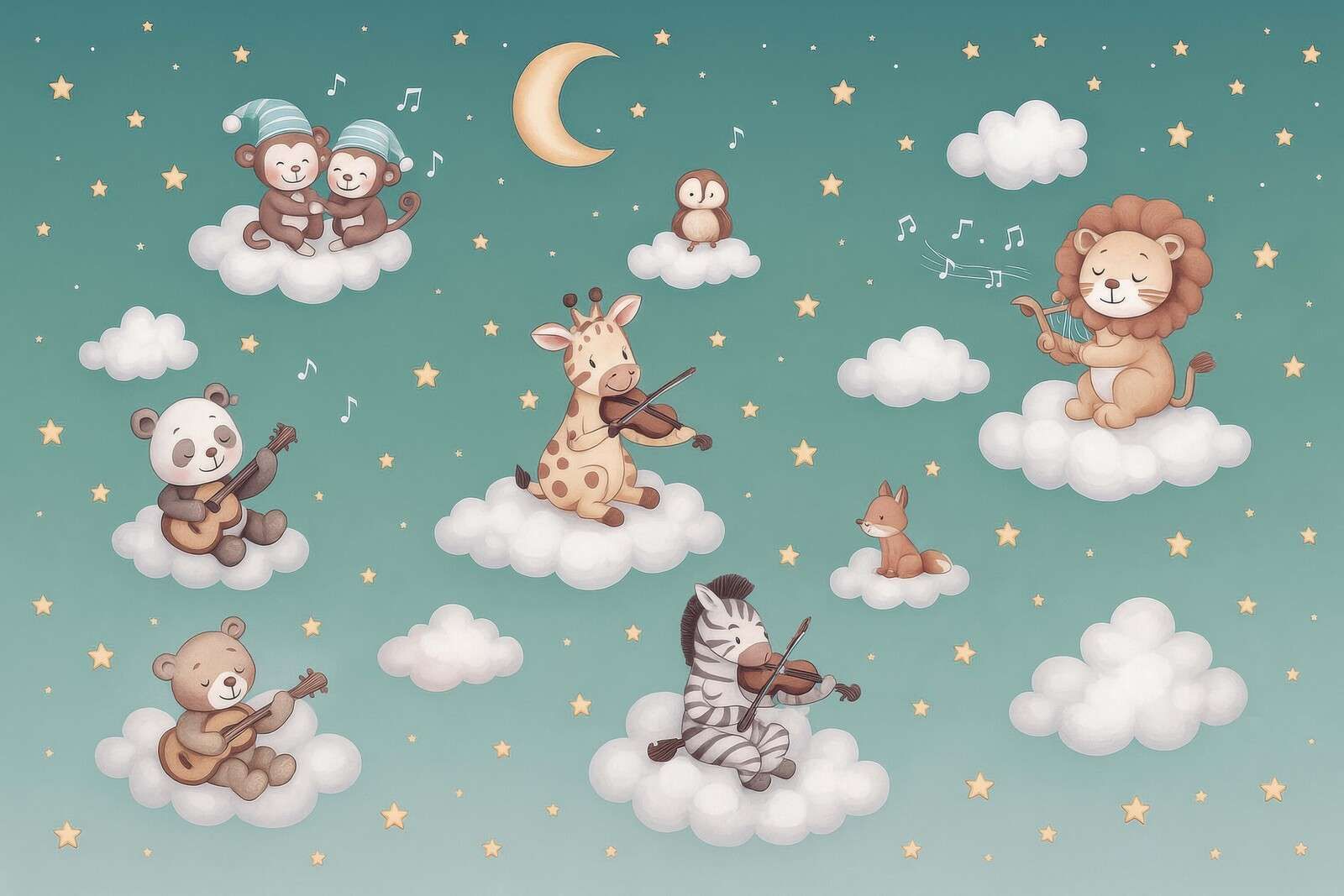 Concert d'oiseaux dans les nuages - essence