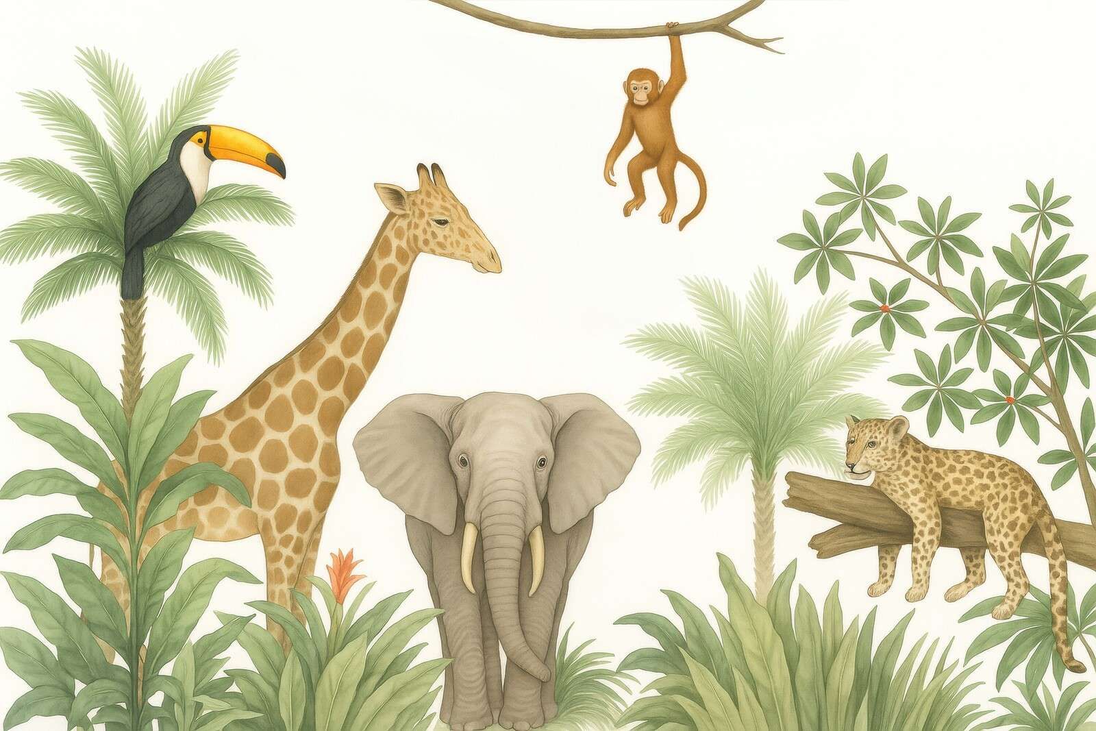 Vrais amis de la jungle