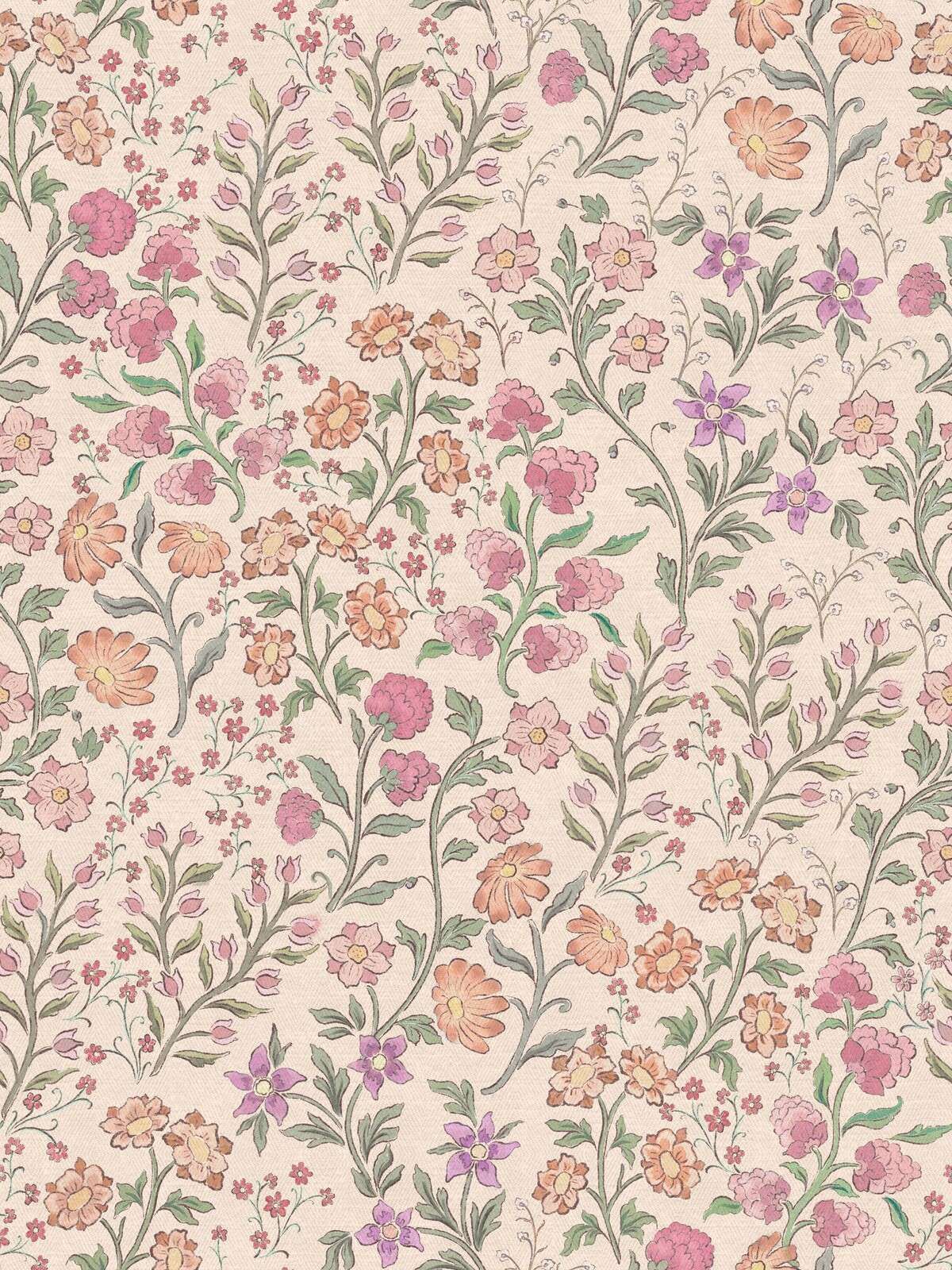 Fleurs printanières romantiques dans des tons pastel