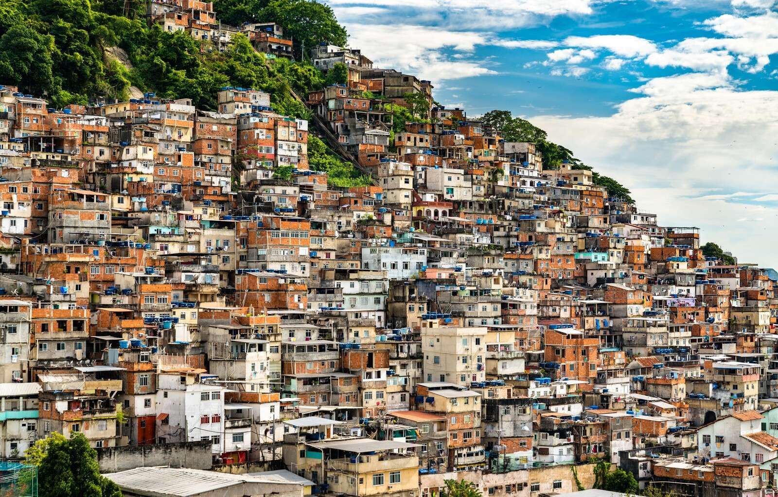 Collines de Rio en couches