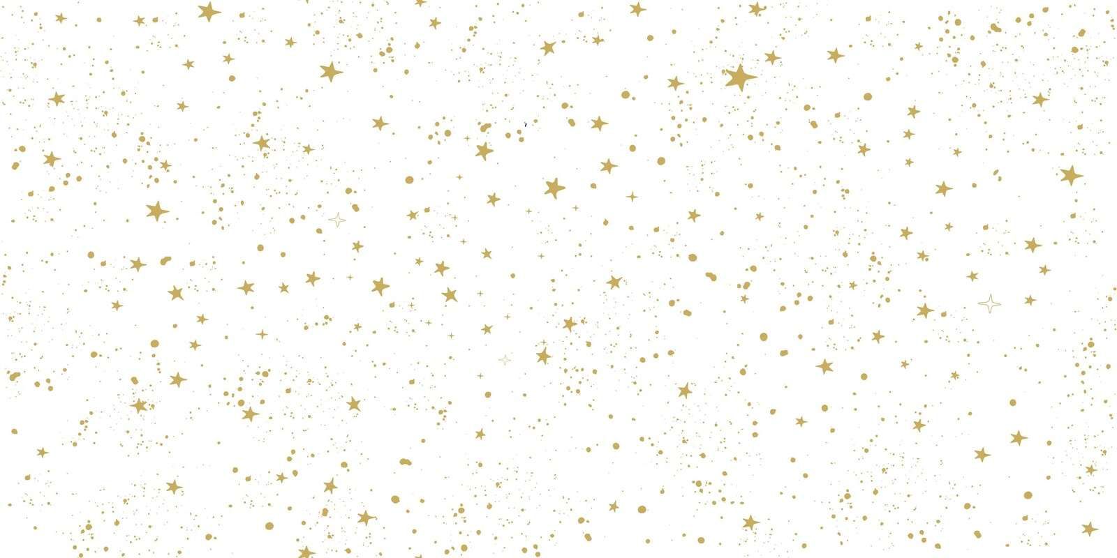 Pluie dorée d'étoiles