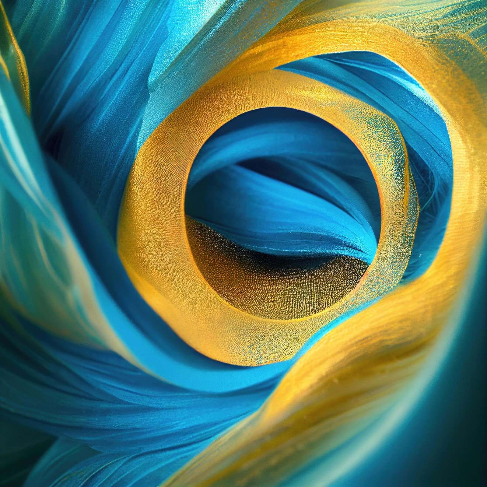 Fleur de gloire du matin bleu Macro