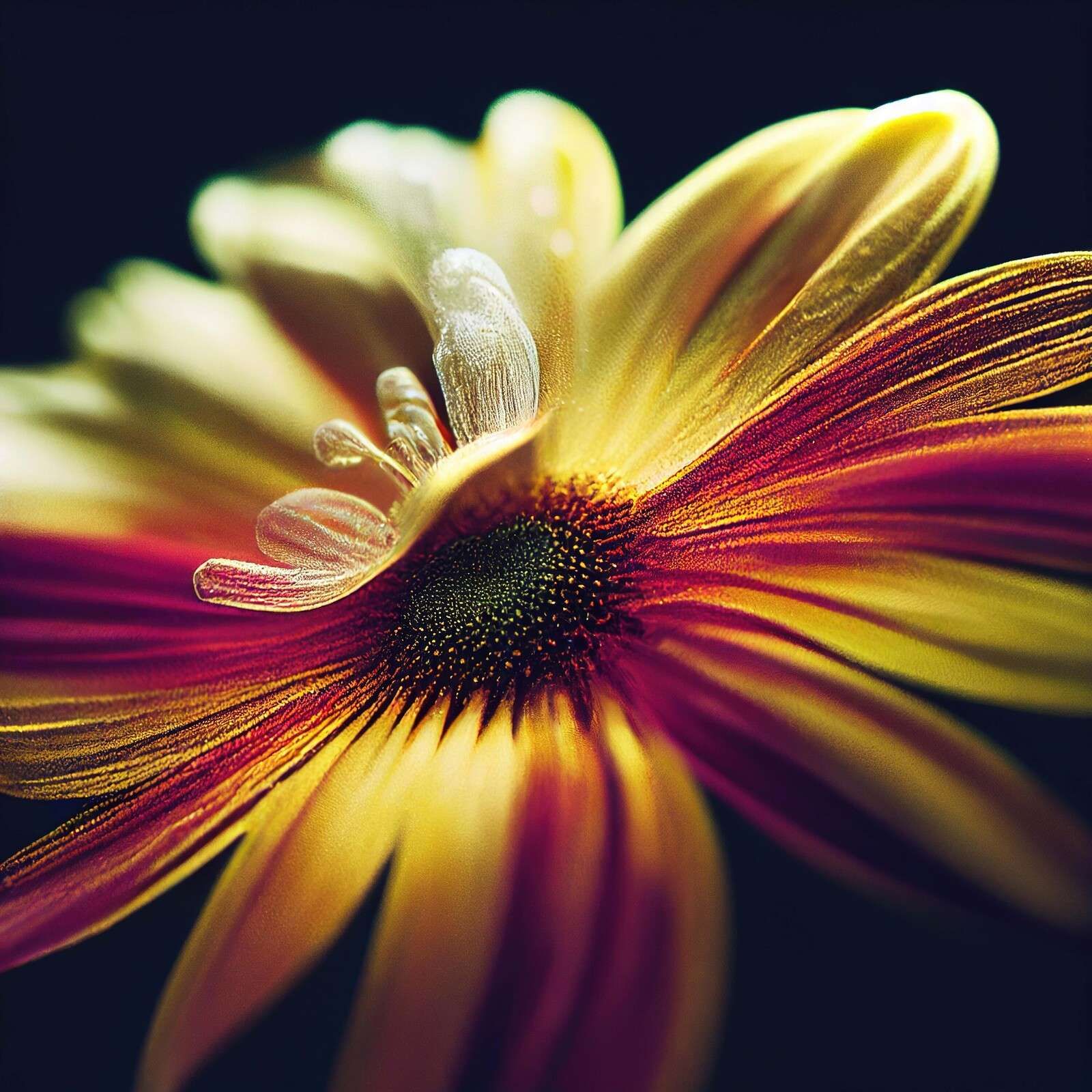 Fleur de marguerite macro 2