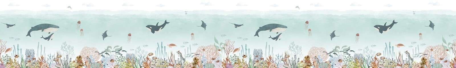 Bleu marine sensationnel - Panorama double