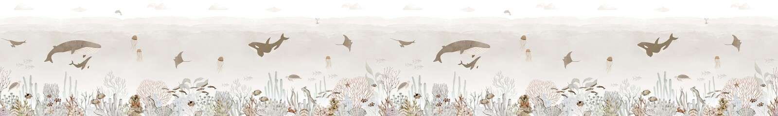 Sensationnel brun marin - Panorama double