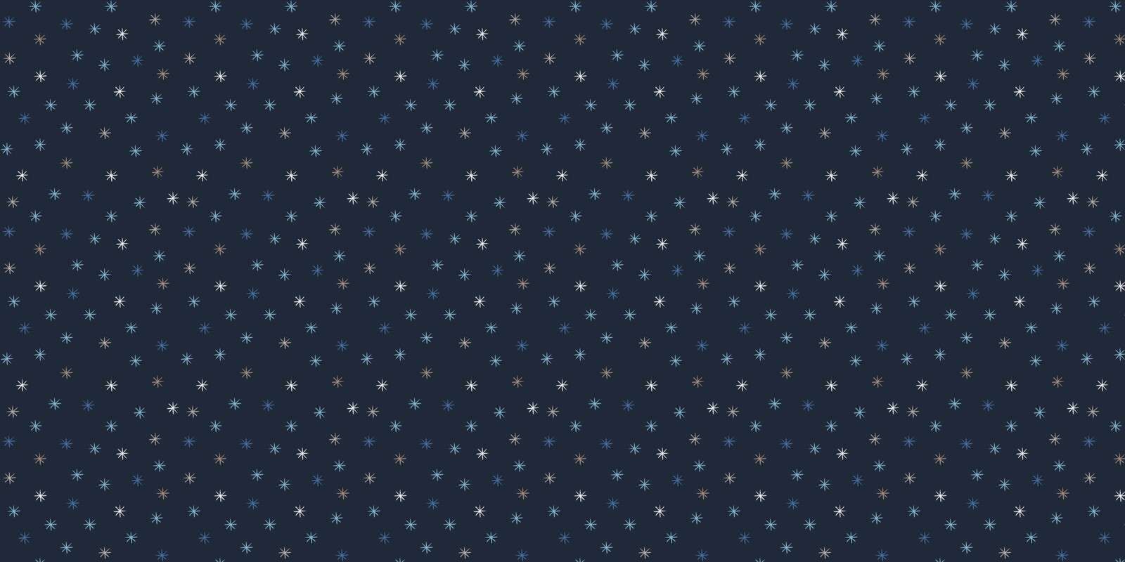 Nuit étoilée scintillante en bleu