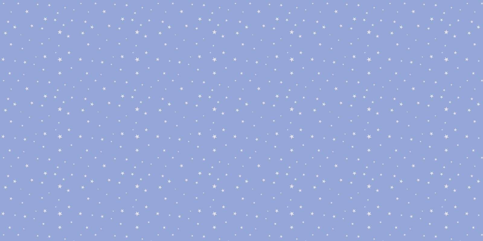 Étoiles blanches sur bleu lavande