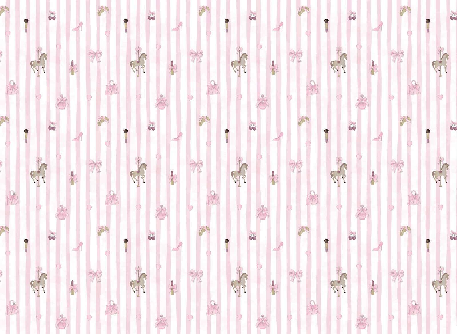 Rêve rose avec des nœuds