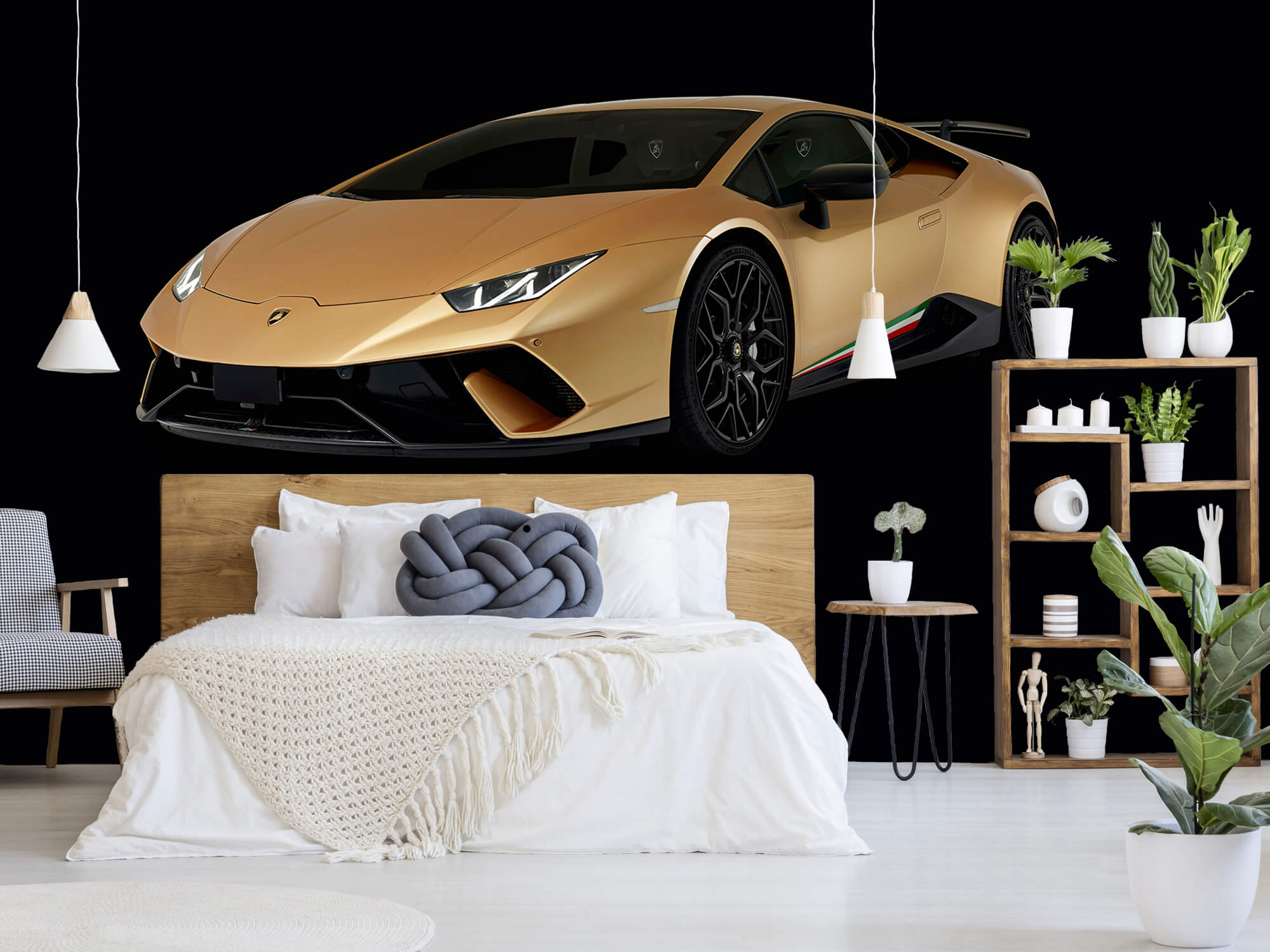 Wallpaper Lamborghini Huracán - Avant droit, noir 7