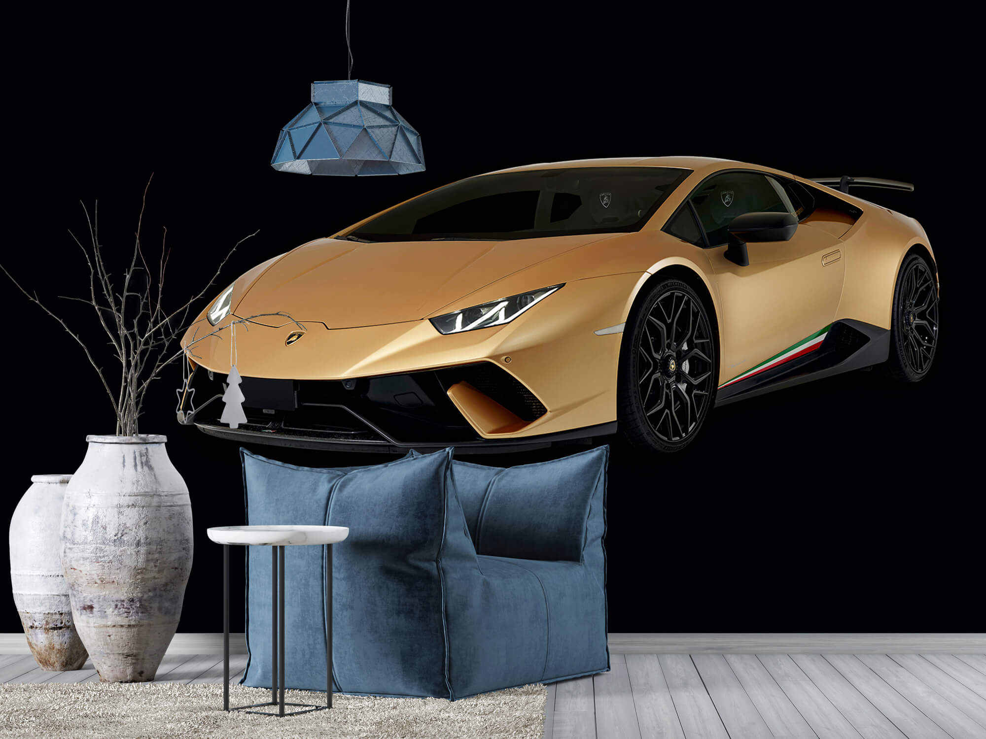 Wallpaper Lamborghini Huracán - Avant droit, noir 10