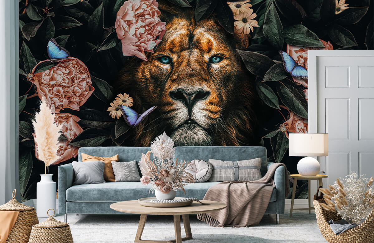 wallpaper Jungle Lion 3