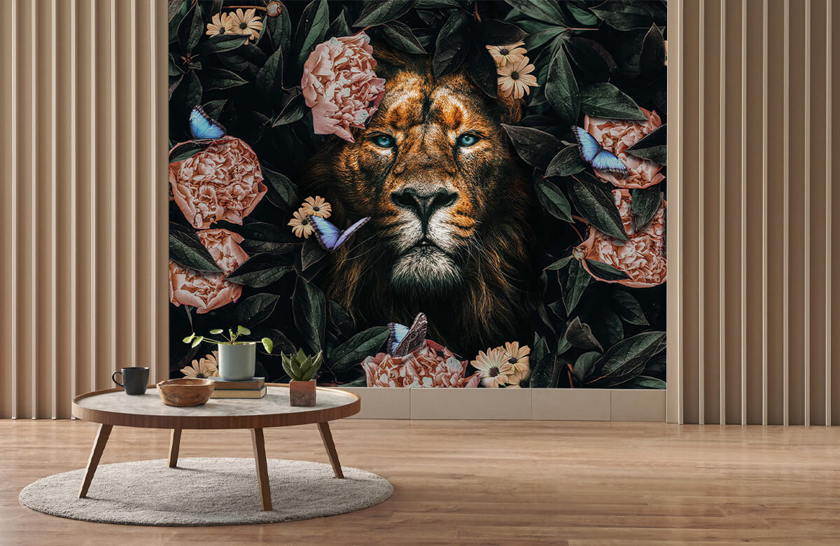 wallpaper Jungle Lion 2